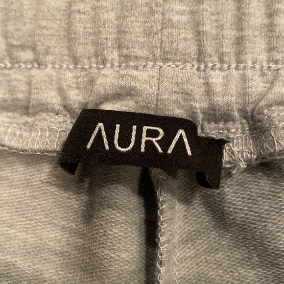 Aura Grey and Black Striped Joggers - Picture 3 of 5